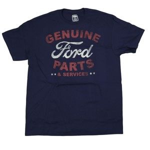 Ford motor company t-shirt blue color / short sleeve/ ford parts graphic tee